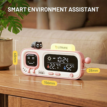 Digital Clock with Temperature and Humidity Meter