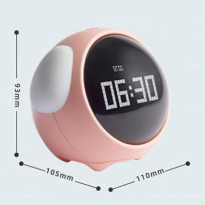 Cute Emoji Smart Alarm Clock with Nightlight