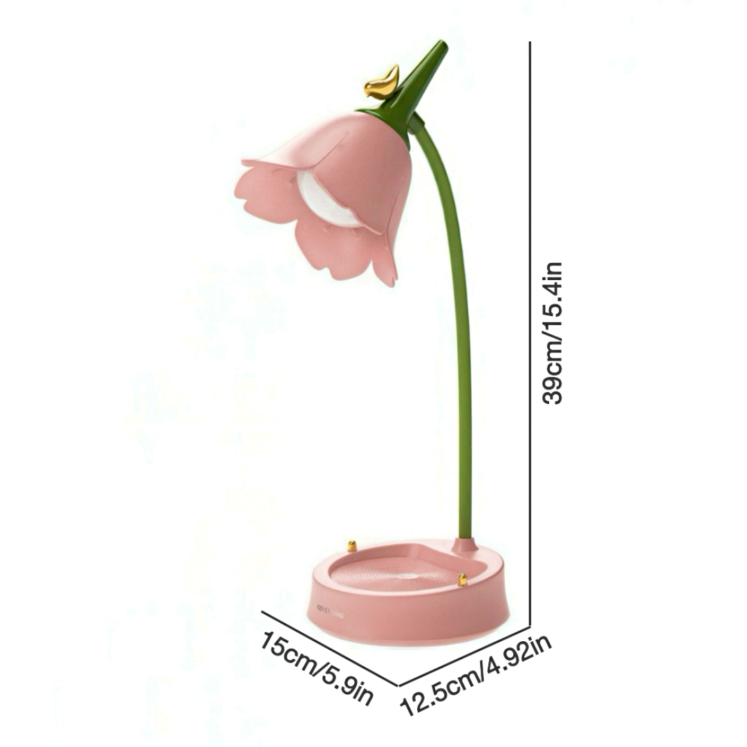 Aesthetic Flower Rechargeable LED Desk Lamp