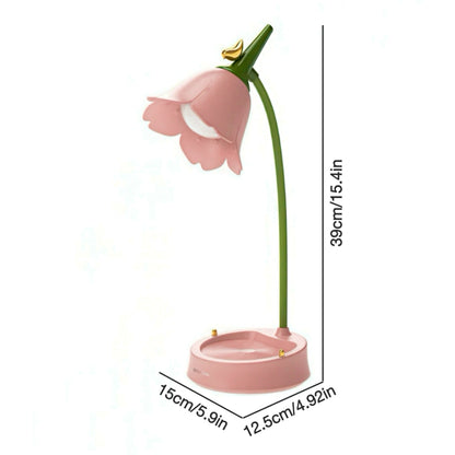 Aesthetic Flower Rechargeable LED Desk Lamp