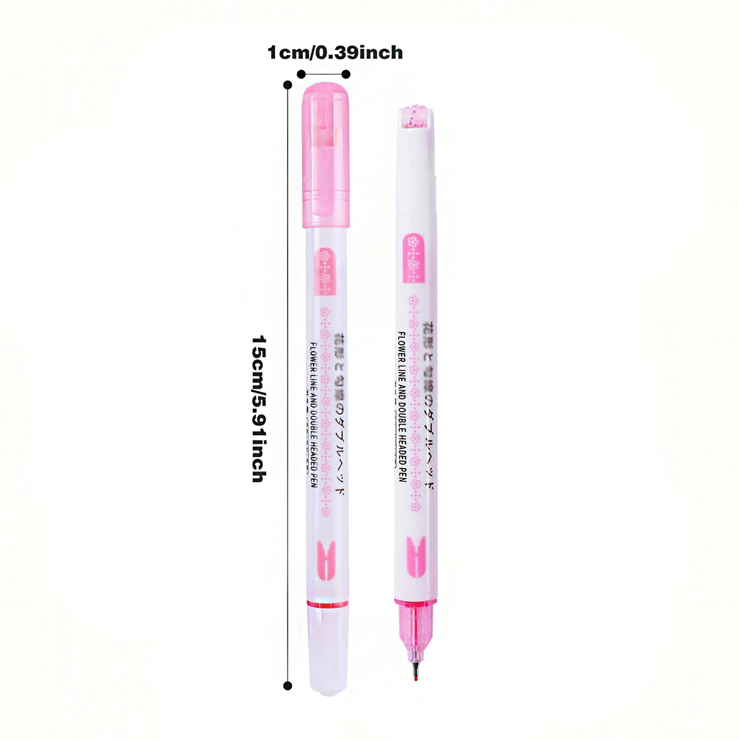 Dual-tip Curve Highlighter Pen Set