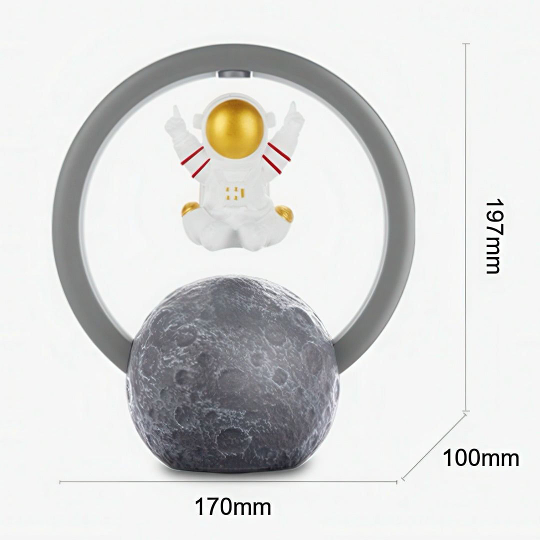 Floating Astronaut Bluetooth Speaker with Ambient Lighting