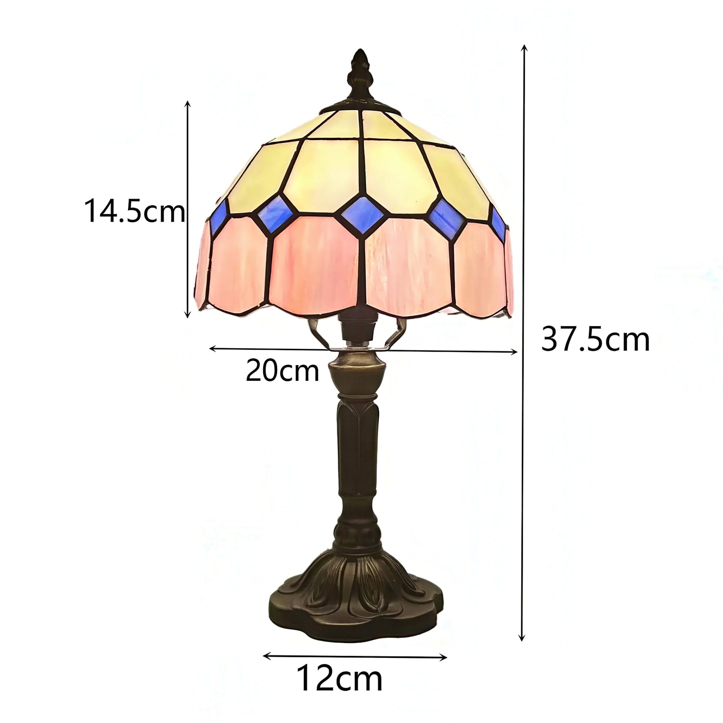 Tiffany Style Stained Glass Table Lamp
