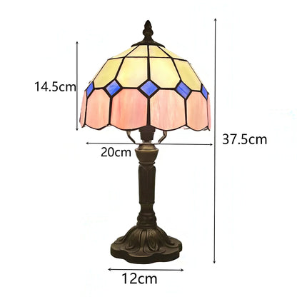 Tiffany Style Stained Glass Table Lamp