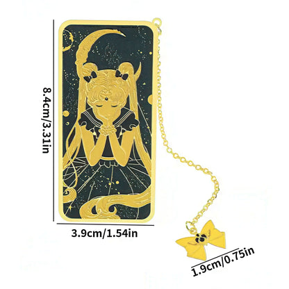 Sailor Moon Manga Themed Metal Bookmark