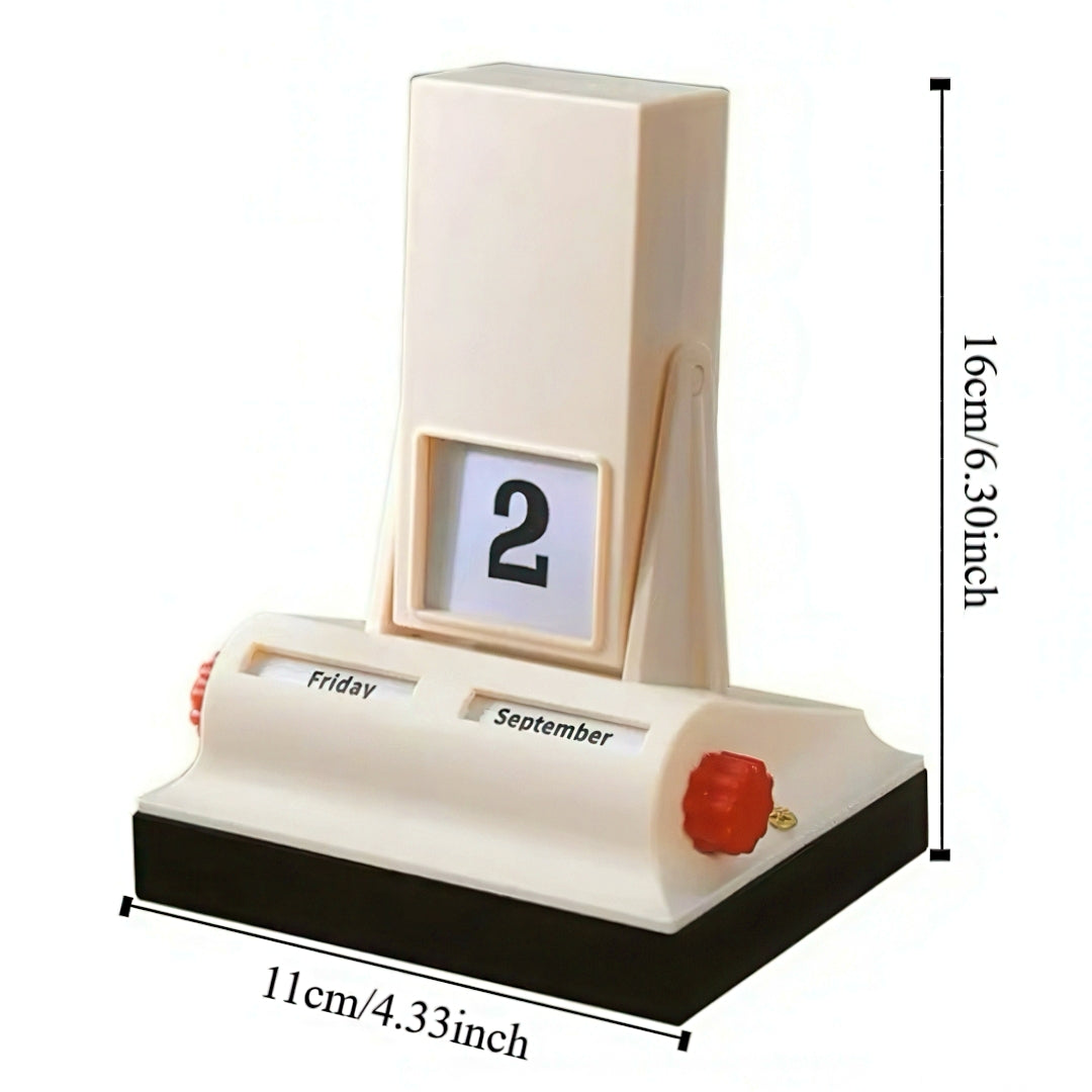Retro Perpetual Flip Desk Calendar