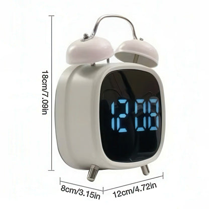 Digital Alarm Clock with Double Bell