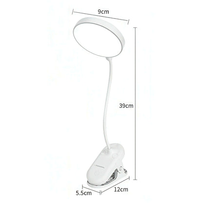 Portable Clip-on LED Desk Lamp with Flexible Hose Neck