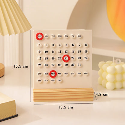 Creative Adjustable Perpetual Desk Calendar