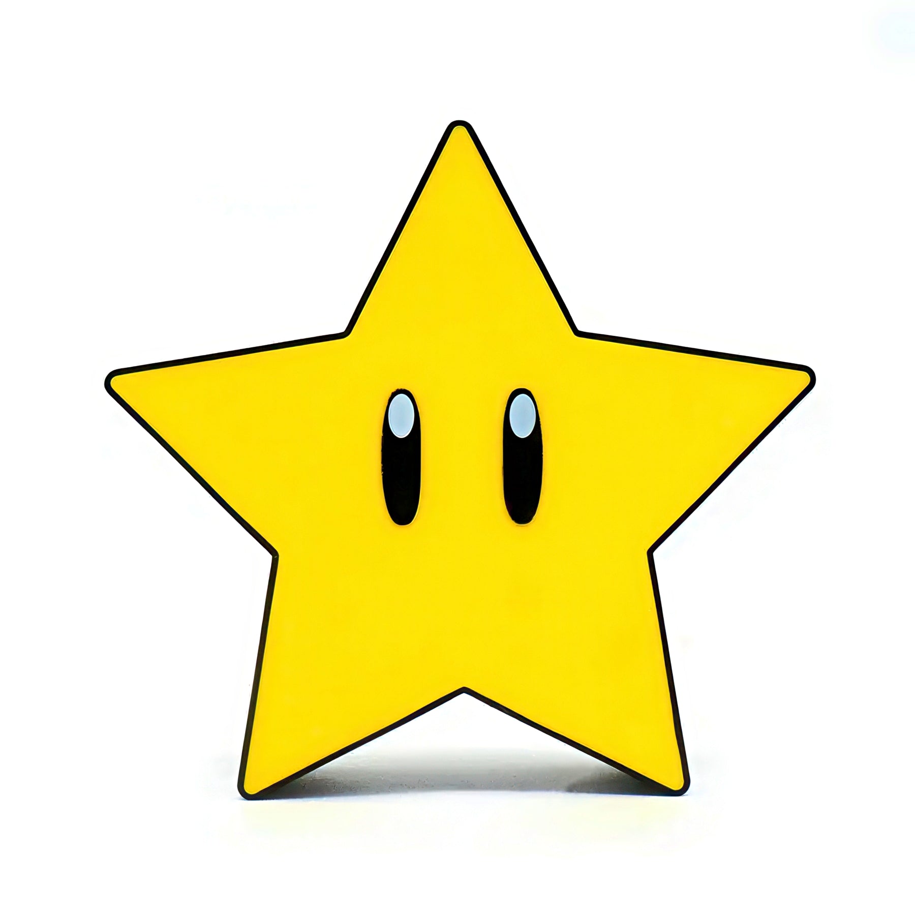 Super Mario star lamp on a white background