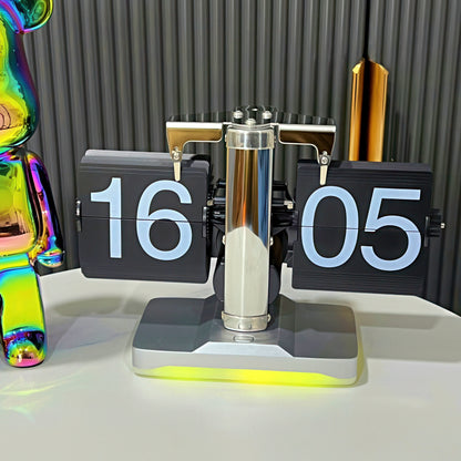 Retro Mechanical Flip Clock with Nightlight