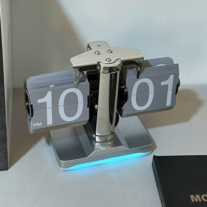 Retro Mechanical Flip Clock with Nightlight