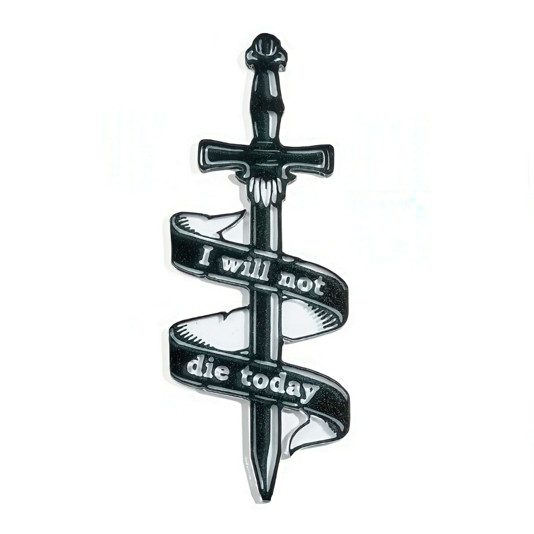 Fourth Wing Dragon Shaped Acrylic Bookmark