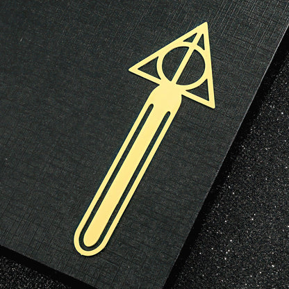 Harry Potter Themed Metal Bookmark