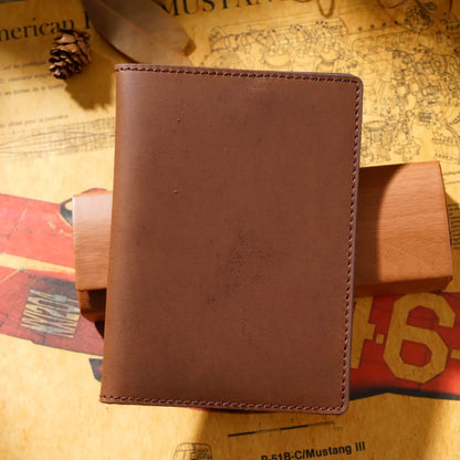 Dyed Cowhide Multifunctional Passport Holder