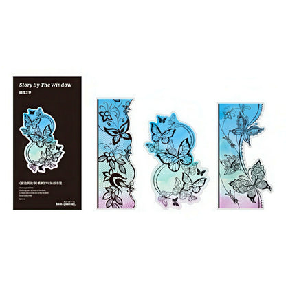 Story By The Window Translucent PVC Bookmark Set