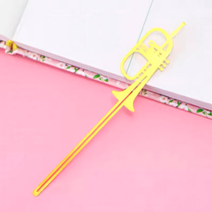 Musical Themed Metal Bookmark