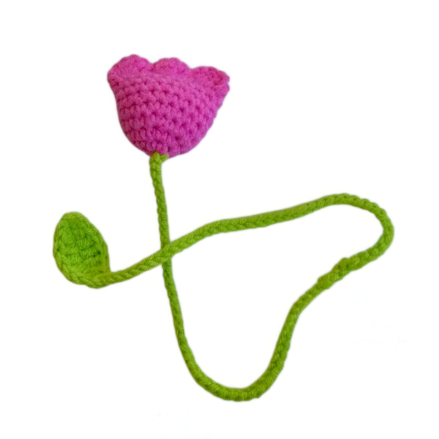 Handmade Crochet Flower Bookmark