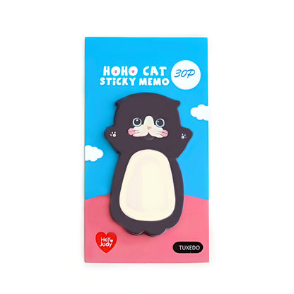 Cute Standing Cat Sticky Notes