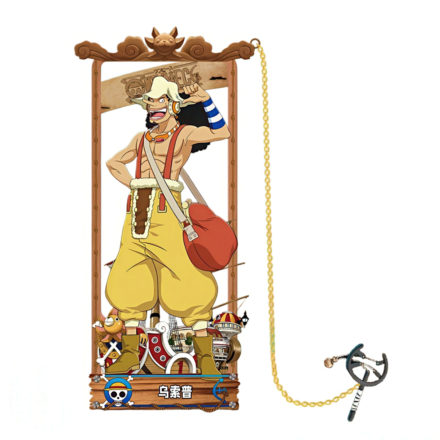 One Piece Manga Characters Metal Bookmark