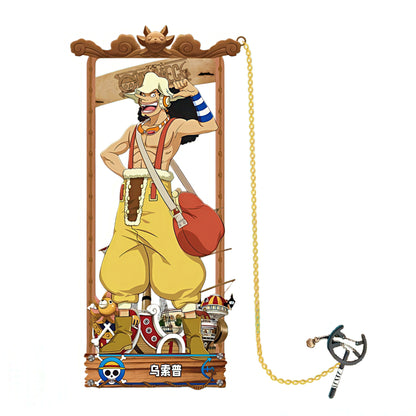 One Piece Manga Characters Metal Bookmark