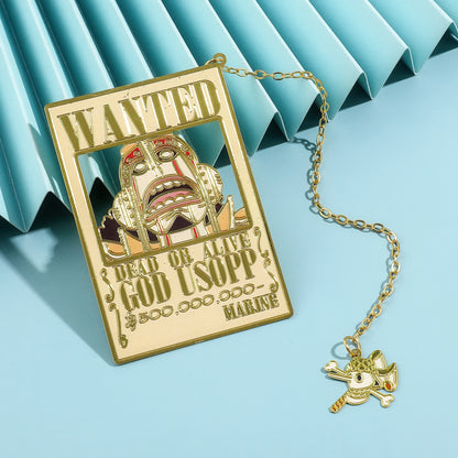 'One Piece' Manga Theme Metal Bookmark