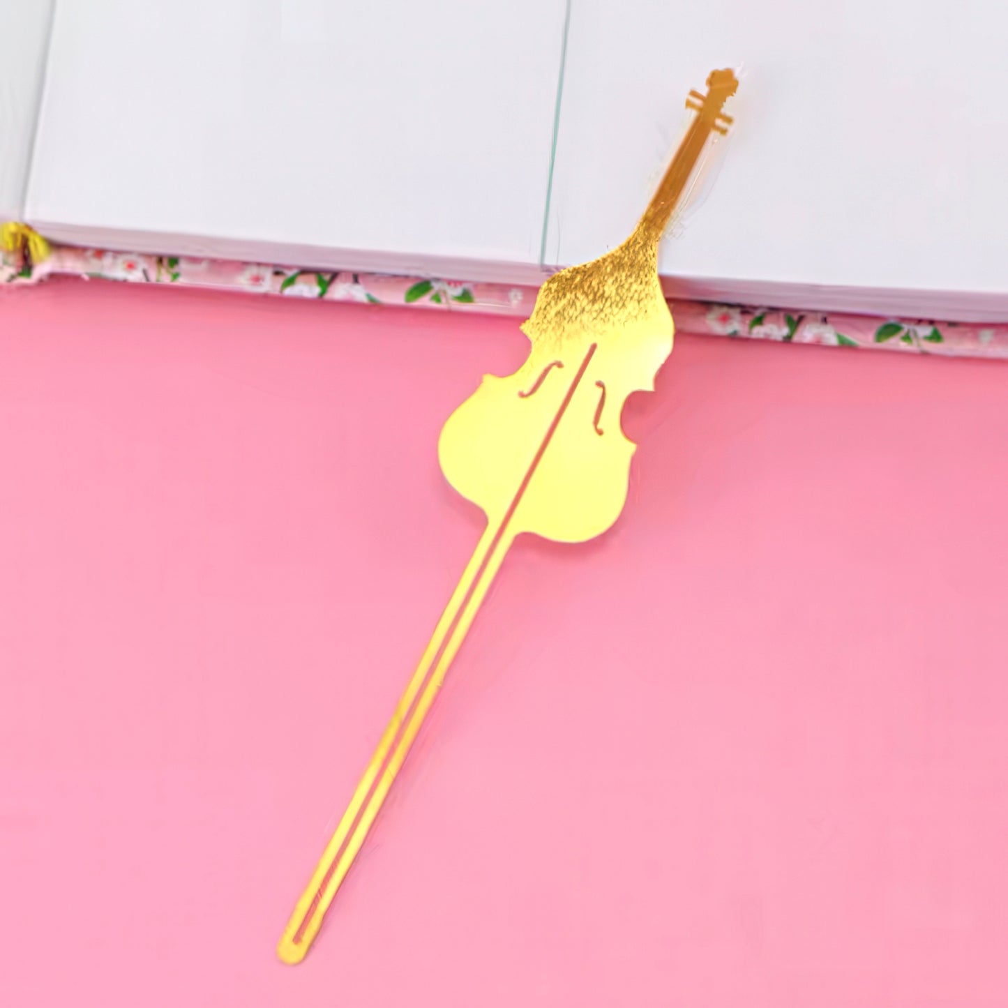 Musical Themed Metal Bookmark