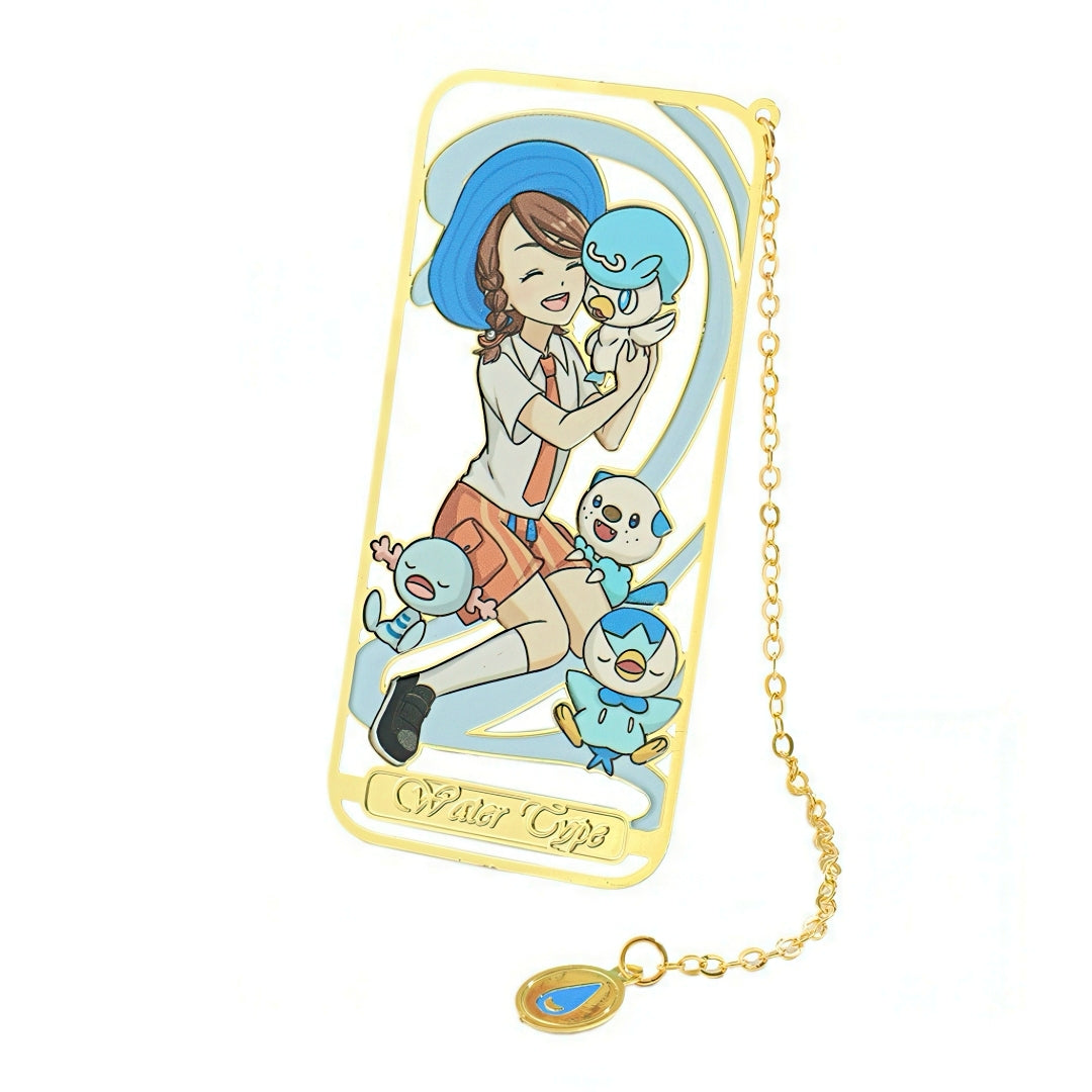 Pokemon Trainers Metal Bookmark