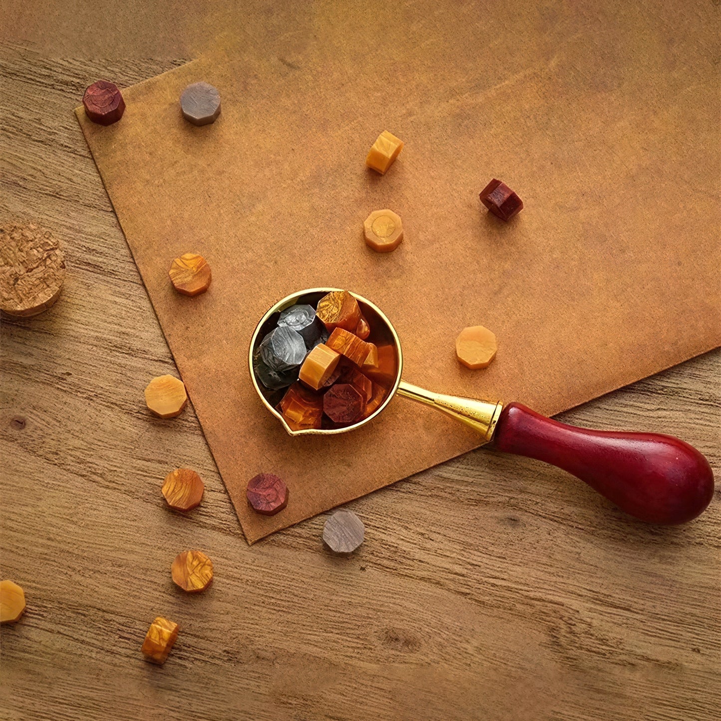 Vintage Style Quill Pen and Sealing Wax Set