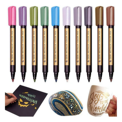 STA Metallic Color Marker Pen Set