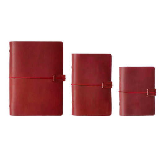 Retro Dyed Cowhide Loose-leaf Notebook