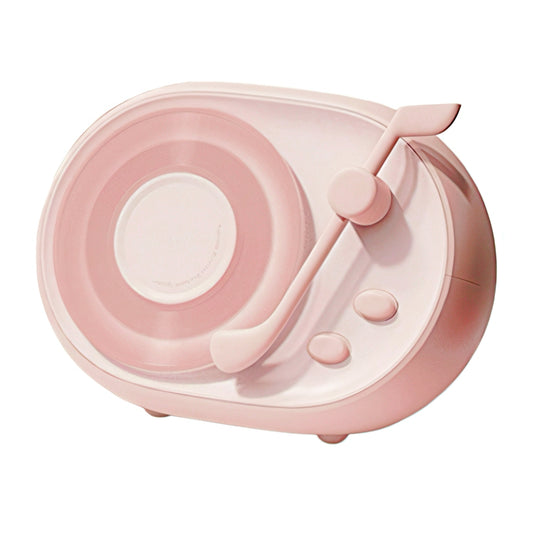 Cute Portable Bluetooth Speaker with Record Player Design