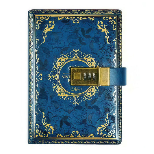 B6 Vintage Style Notebook with Combination Lock