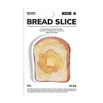 Bread and Coffee Shaped Sticky Notes