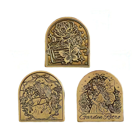 Retro Style Metal Binder Clips