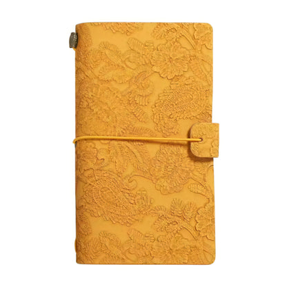 Morandi Color Floral Embossed Notebook