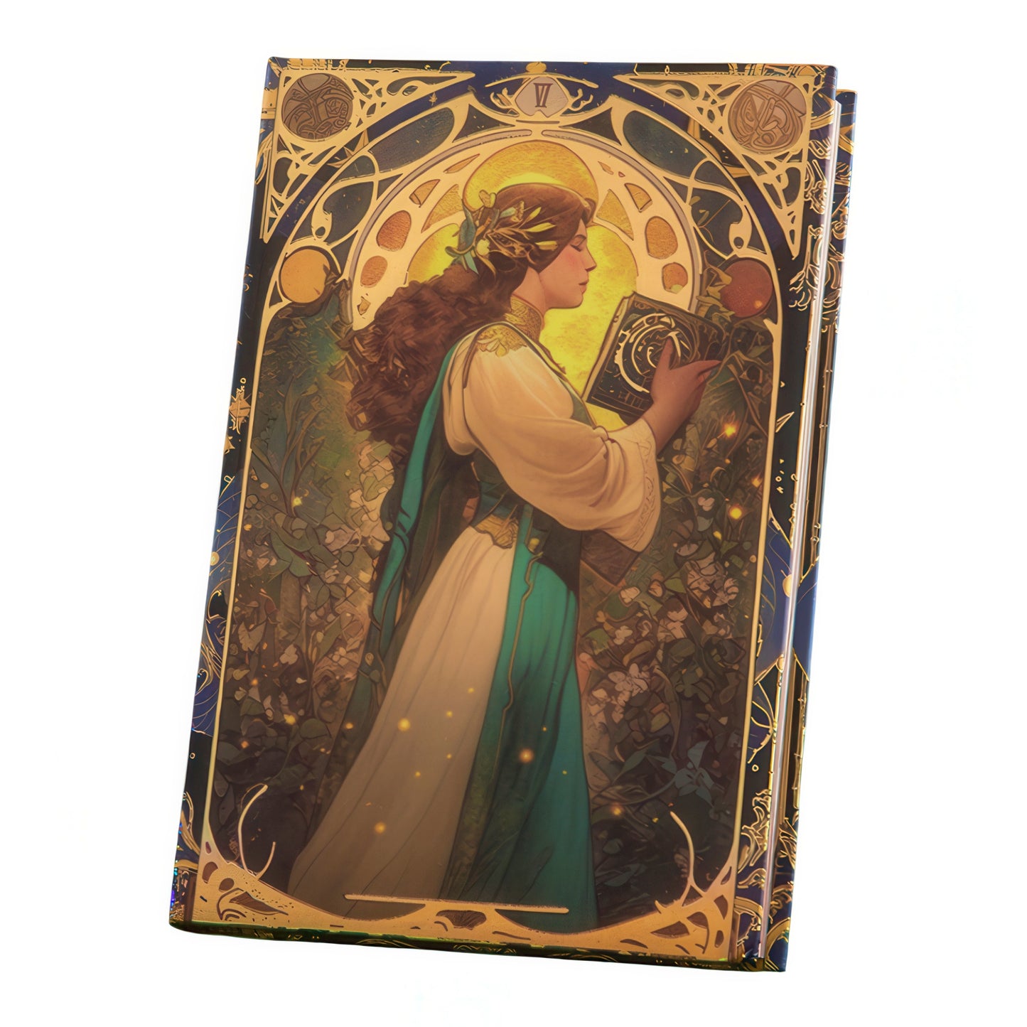 Art Nouveau Style Hardcover Journal
