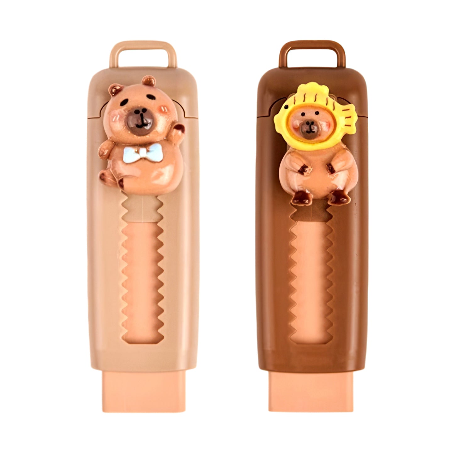 Capybara Themed Retractable Eraser