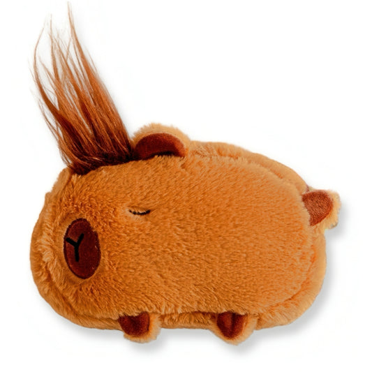 Cute Capybara Shaped Plush Pencil Case