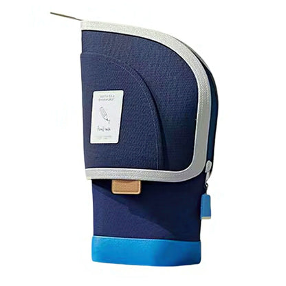 Large Capacity Retractable Standing Pencil Case
