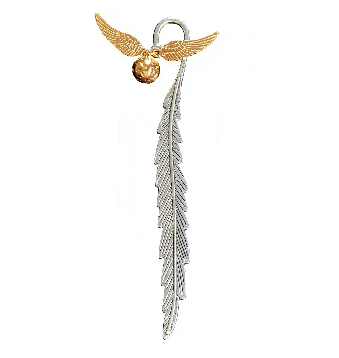 Harry Potter Vintage Feather Metal Bookmark