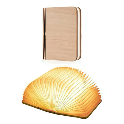 Portable Foldable Book Shaped Table Lamp