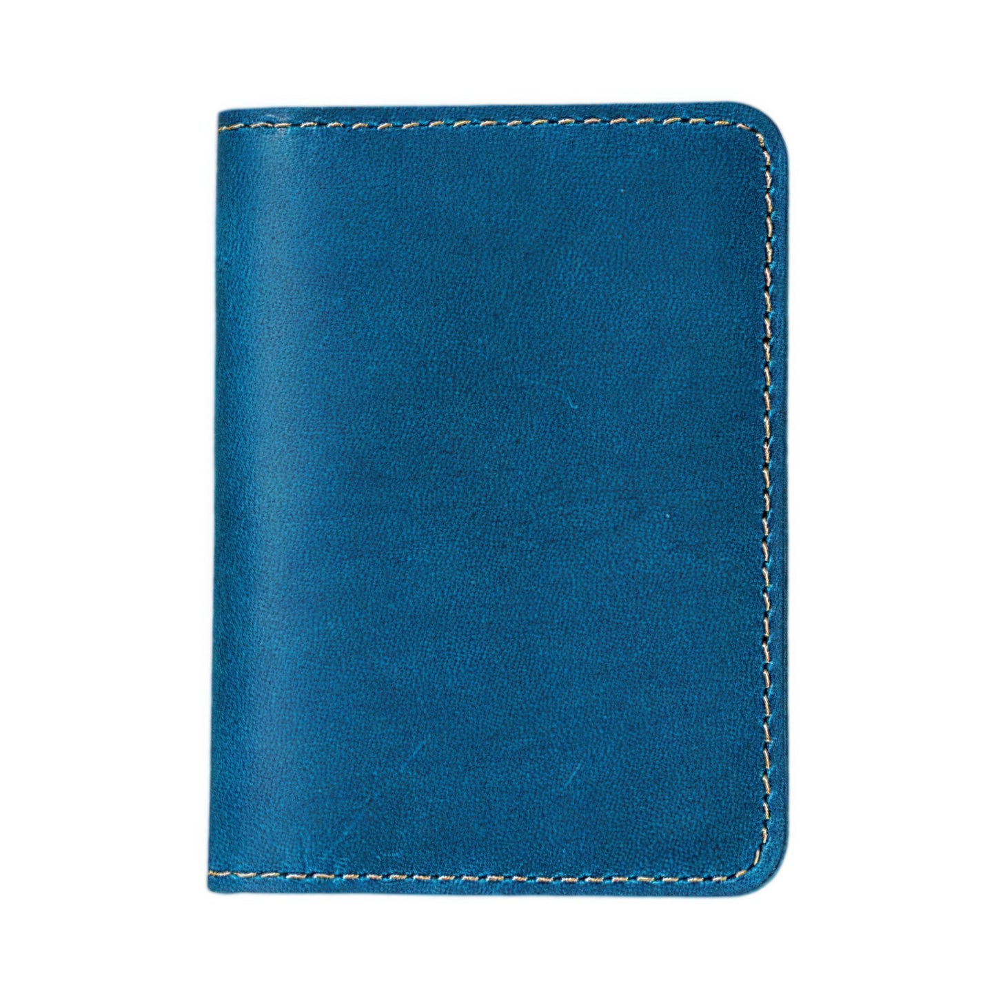 Dyed Cowhide Card Holder Wallet