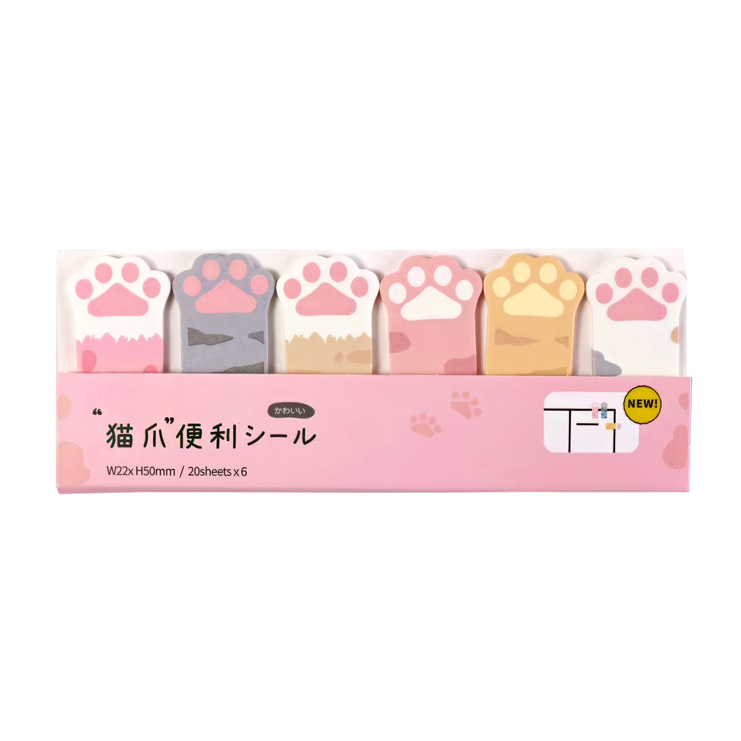Cat Paw Sticky Index Tabs