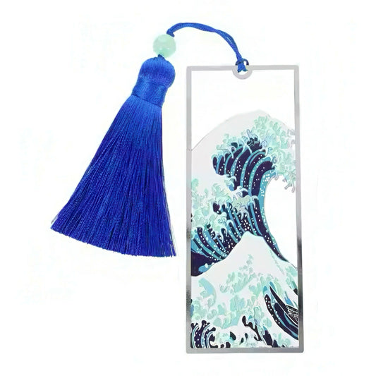 The Great Wave off Kanagawa Metal Bookmark