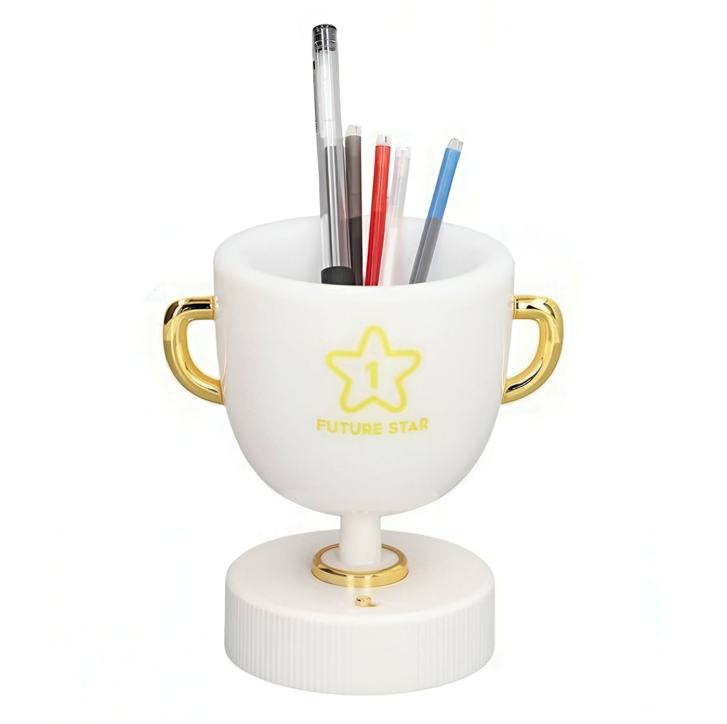 Trophy Shaped Pen Holder with Nightlight