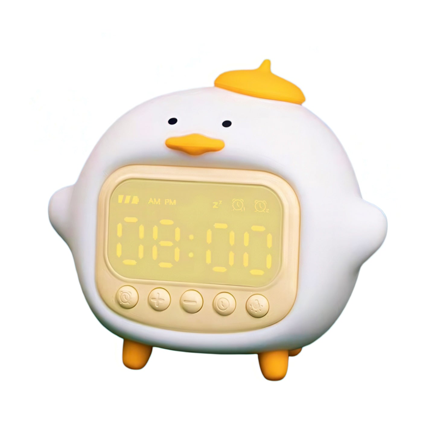Cute Duck Alarm Clock with Nightlight