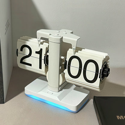 Retro Mechanical Flip Clock with Nightlight