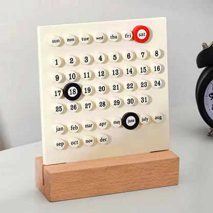 Creative Adjustable Perpetual Desk Calendar