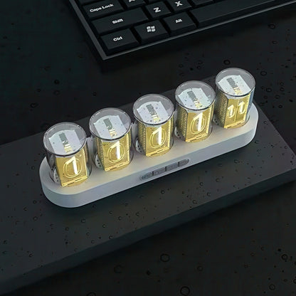 Nixie Tube Clock with RGB LED Glow